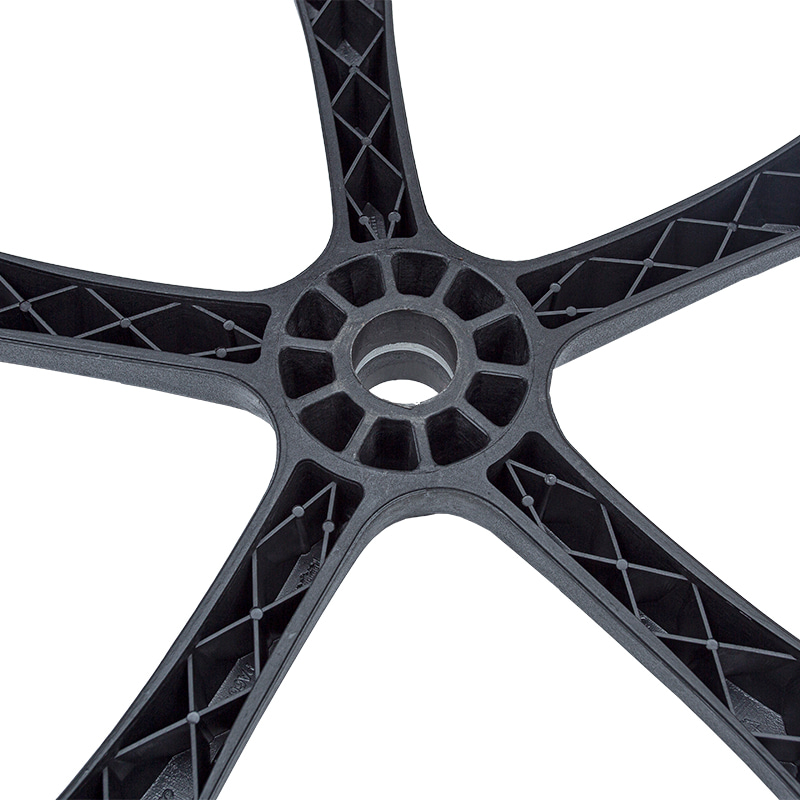 PA-Hレザーグレインフットナイロンチェア脚（ナイロンベース）