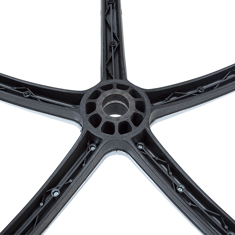 PA-Warren 電気メッキ脚 (ビッグフットカバー) 椅子脚 (ナイロンベース)